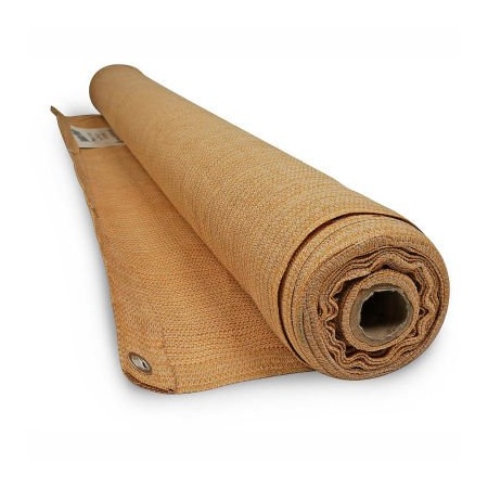 Jaydee Group Usa. BOEN Privacy Netting W/Reinforced Grommets, 5' x 50', Beige - PN-30066